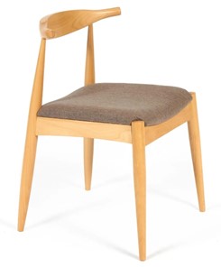 Кухонный стул BULL бук/ткань 54,5x54x75 Натуральный арт.19586 в Бузулуке - предосмотр