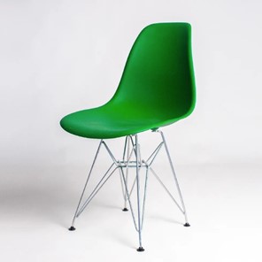 Обеденный стул DSL 110 Chrom (зеленый) в Бузулуке