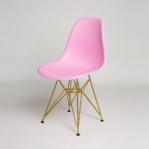 Обеденный стул DSL 110 Gold (розовый) в Орске