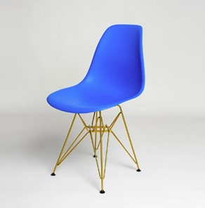 Обеденный стул DSL 110 Gold (синий) в Орске