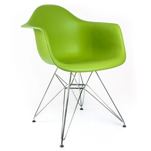 Обеденный стул DSL 330 Chrom (зеленый) в Бузулуке