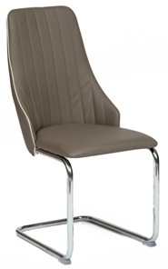 Обеденный стул FRATELLI (mod.8415) 44х62х97 пепельно-коричневый (окантовка слон.кость) в Орске