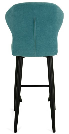 Обеденный стул Марио барный(Аквамарин Т179/ноги черные) в Бузулуке - изображение 4