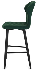 Обеденный стул Марио барный(Изумрудный Т189/ноги черные) в Орске - предосмотр 1