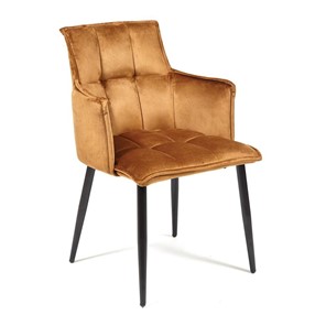 Кухонный стул SASKIA (mod. 8283) 55х61х85 коричневый (G-062-61)/черный в Бузулуке