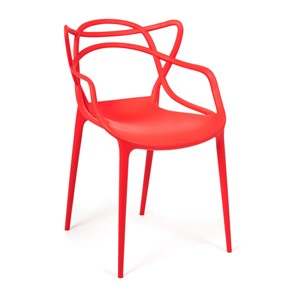 Стул кухонный Cat Chair (mod.028) пластик, 54,5*56*84 красный, арт.14102 в Бузулуке