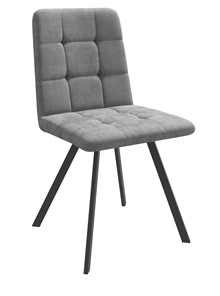 Обеденный стул Dikline 281 PRO Микровелюр B22 Grey опоры черные в Бузулуке