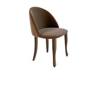 Обеденный стул SHT-ST35 / SHT-S122 (кофейный ликер/темный орех/черный муар) в Орске