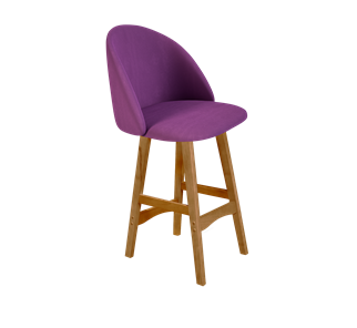 Полубарный стул SHT-ST35 / SHT-S65-1 (ягодное варенье/светлый орех) в Бузулуке