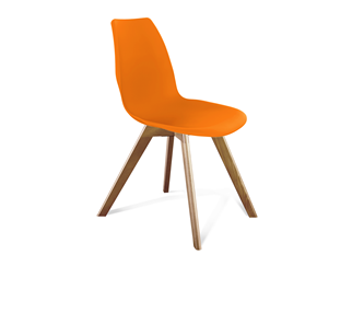 Обеденный стул SHT-ST29/S39 (оранжевый ral2003/светлый орех) в Бузулуке