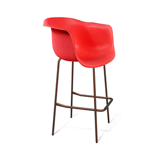 Барный стул SHT-ST31/S29 (красный/медный металлик) в Бузулуке