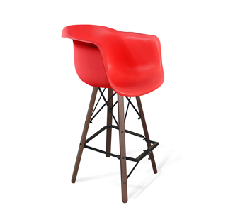 Барный стул SHT-ST31/S80 (красный/темный орех/черный) в Бузулуке