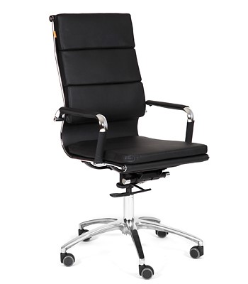Компьютерное кресло CHAIRMAN 750 экокожа черная в Орске - изображение