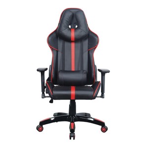 Кресло компьютерное Brabix GT Carbon GM-120 (две подушки, экокожа, черное/красное) 531931 в Бузулуке