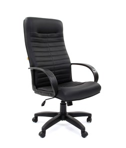 Кресло компьютерное CHAIRMAN 480 LT, экокожа, цвет черный в Орске