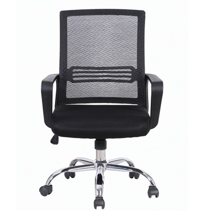 Компьютерное кресло Brabix Daily MG-317 (с подлокотниками, хром, черное) 531833 в Бузулуке - изображение