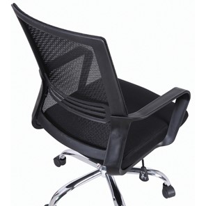 Компьютерное кресло Brabix Daily MG-317 (с подлокотниками, хром, черное) 531833 в Бузулуке - предосмотр 8