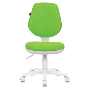 Компьютерное кресло Brabix Fancy MG-201W (без подлокотников, пластик белый, салатовое) 532414 в Бузулуке - предосмотр 1