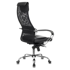 Компьютерное кресло Brabix Premium Stalker EX-609 PRO (хром, мультиблок, ткань-сетка/экокожа, черное) 532416 в Бузулуке - предосмотр 2