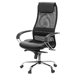 Компьютерное кресло Brabix Premium Stalker EX-609 PRO (хром, мультиблок, ткань-сетка/экокожа, черное) 532416 в Бузулуке - предосмотр 3
