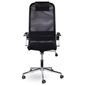 Кресло Brabix Premium Pilot EX-610 CH (хром, ткань-сетка, черное) 532417 в Бузулуке - предосмотр 4