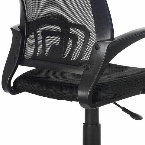 Компьютерное кресло Brabix Fly MG-396 (с подлокотниками, сетка, черное) 532083 в Бузулуке - изображение 5