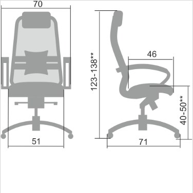 Офисное кресло Samurai SL-1.04, бежевый в Оренбурге - изображение 1