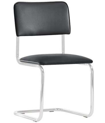 Офисный стул Sylwia chrome P100, кож/зам V4 в Орске - изображение