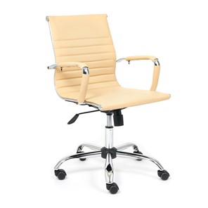 Компьютерное кресло URBAN-LOW кож/зам, бежевый, арт.14452 в Орске