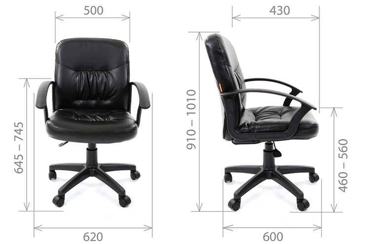 Кресло офисное CHAIRMAN 651 ЭКО черное в Бузулуке - изображение 3