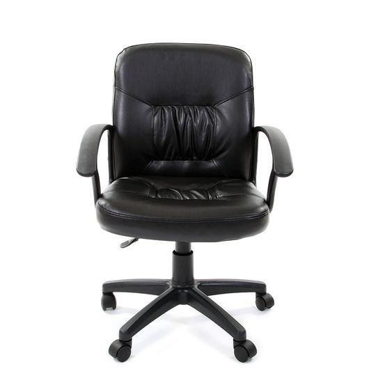 Кресло офисное CHAIRMAN 651 ЭКО черное в Орске - изображение 1