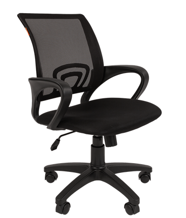 Кресло CHAIRMAN 696 black Сетчатый акрил DW62 черный в Бузулуке - изображение