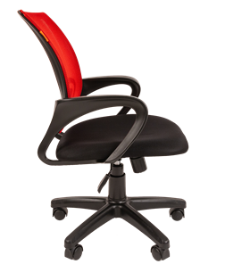 Кресло офисное CHAIRMAN 696 black Сетчатый акрил DW69 красный в Бузулуке - предосмотр 1