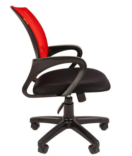 Кресло офисное CHAIRMAN 696 black Сетчатый акрил DW69 красный в Орске - изображение 1