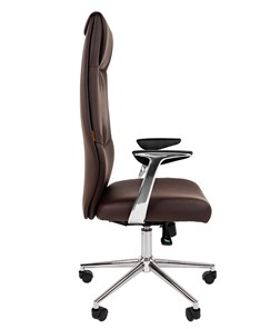 Офисное кресло CHAIRMAN Vista Экокожа премиум коричневая (vista) в Бузулуке - предосмотр 4