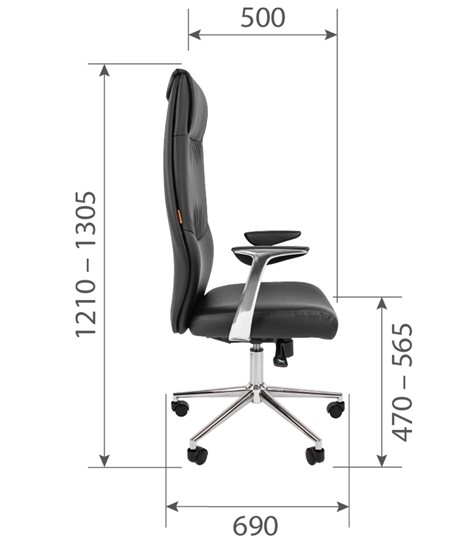 Офисное кресло CHAIRMAN Vista Экокожа премиум коричневая (vista) в Бузулуке - изображение 6