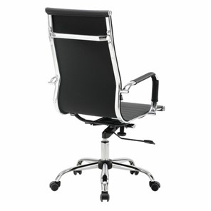 Офисное кресло BRABIX "Energy EX-509", экокожа, хром, черное, 530862 в Бузулуке - предосмотр 3