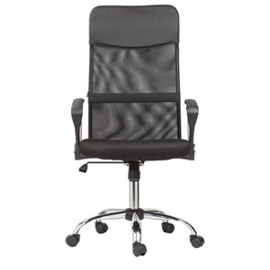 Кресло офисное BRABIX "Flash MG-302", с подлокотниками, хром, черное, 530867 в Бузулуке - предосмотр 3