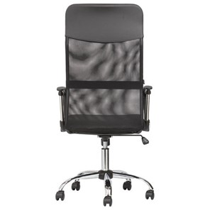 Кресло офисное BRABIX "Flash MG-302", с подлокотниками, хром, черное, 530867 в Бузулуке - предосмотр 5