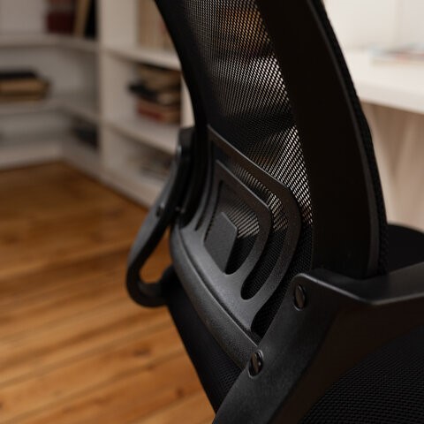 Компьютерное кресло Brabix Fly MG-396 (с подлокотниками, сетка, черное) 532083 в Бузулуке - изображение 15