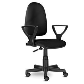 Офисное кресло Brabix Prestige Ergo MG-311 (регулируемая эргономичная спинка, кожзам, черное) 531877 в Бузулуке