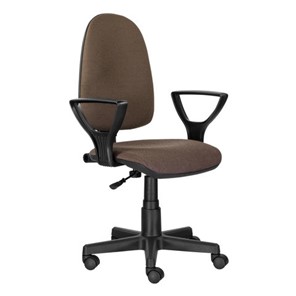 Офисное кресло Brabix Prestige Ergo MG-311 (регулируемая эргономичная спинка, ткань, коричневое) 531875 в Орске