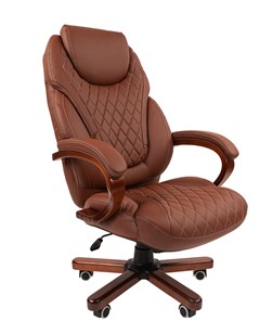 Кресло офисное CHAIRMAN 406, коричневый в Оренбурге