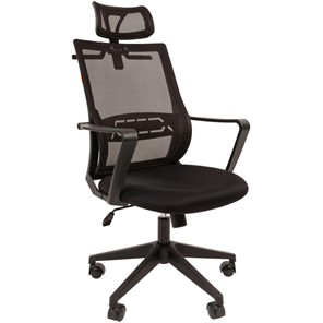 Офисное кресло CHAIRMAN 545 сетка/ткань черный в Орске