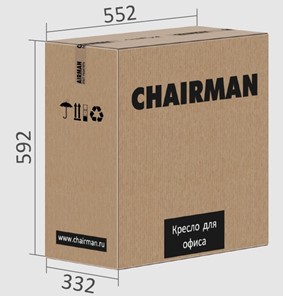 Кресло офисное CHAIRMAN 651 ЭКО черное в Бузулуке - предосмотр 4