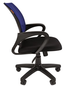Офисное кресло CHAIRMAN 696 black Сетчатый акрил DW61 синий в Орске - предосмотр 2