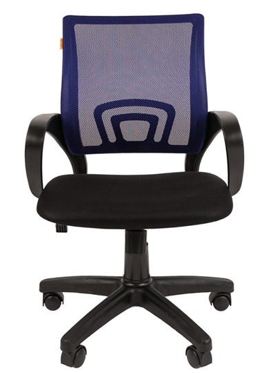 Офисное кресло CHAIRMAN 696 black Сетчатый акрил DW61 синий в Орске - изображение 1
