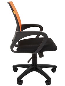 Офисное кресло CHAIRMAN 696 black Сетчатый акрил DW66 оранжевый в Бузулуке - предосмотр 5