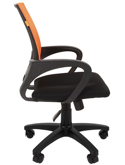 Офисное кресло CHAIRMAN 696 black Сетчатый акрил DW66 оранжевый в Бузулуке - изображение 5