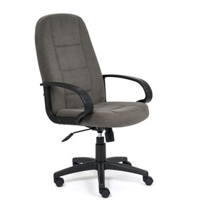 Кресло офисное СН747 флок, серый, арт.15027 в Орске